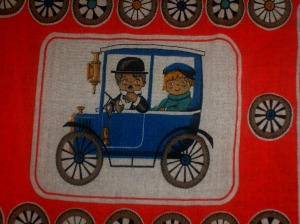 Here's a detail of the bedspread